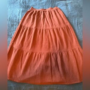 Jackson Rowe tiered maxi skirt size m worn 1x like new NSPF home